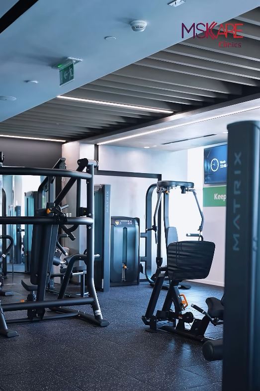 MSKCare Clinics equipped rehab gym