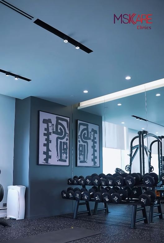 MSKCare Clinics weight-training area